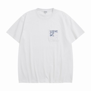 『2024新品』  2023ss ポケット刺繍Tシャツ LOEWE 半袖 並行輸入品