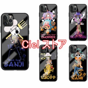 ワンピース ゾロ Luffy ナミ iPhone14 携帯ケース スマホケース 強化ガラス 耐久性 ガラスケース iPhoneケース 各対応機種 耐衝撃　全面