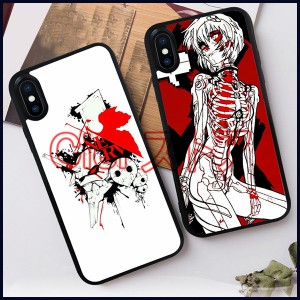 新世紀エヴァンゲリオン EVA iPhoneケース 強化ガラス フォンケース スマホケース 耐衝撃 アイフォン iphone7/8/se