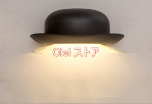 ブラケットライト LED 北欧 ウォールライト レトロ おしゃれ綺麗 帽子 壁掛け照明 玄関灯 防水 壁掛けライト 室内照明 インテリア 外灯 