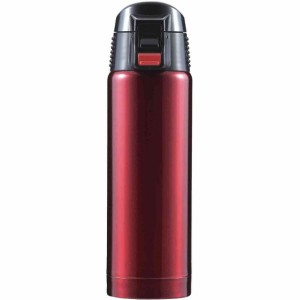 ワンプッシュ式マグ500ml レッド F-2444