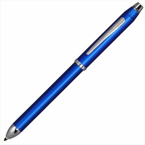CROSS クロス テックスリー NAT0090-8ST メタリックブルー （ボールペン黒＋赤＋シャープペンシル0.5mm）
