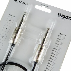 CAJ 【夏のボーナスセール】  KLOTZ Patch Cable Series (I to I/30cm) [ KLOTZ P Cable IsIs30]