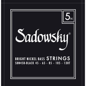 Sadowsky ELECTRIC BASS STRINGS Bright Nickel 5ST(45-130T) SBN45B/Black