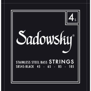 Sadowsky ELECTRIC BASS STRINGS Stainless Steel 4ST(45-105) SBS45/Black