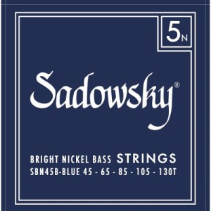 Sadowsky ELECTRIC BASS STRINGS Bright Nickel 5ST(45-130T) SBN45B/Blue