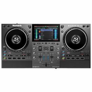 Numark Mixstream Pro Go 【バッテリー内蔵モデル】【AMAZON MUSIC Unlimited/USBメモリースティック対応DJコントローラー】