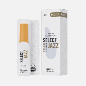 D’Addario Woodwinds (RICO) テナーサックス用リード リコ(RICO) ジャズセレクト(Jazz Select)ファイルドカット 硬さ:4S（ソフト）