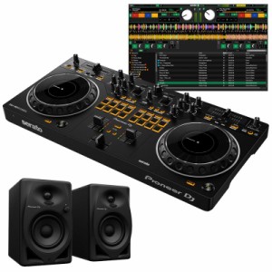 Pioneer DJ DDJ-REV1 + DM-40D スピーカーセット 【無償ダウンロード版Serato DJ Lite対応】