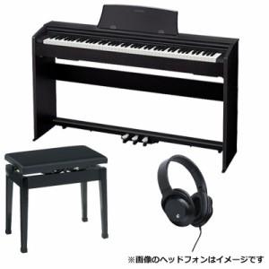 CASIO PX-770 BK(ブラック)【日本製高低自在イス+練習用ヘッドホン+鍵盤クロス】【代引不可】【沖縄・離島送料別途見積】