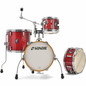 SONOR SN-AQXMIC #RMS [AQX MICRO Shell Set / Red Moon Sparkle] 【シンバル、ハードウェア別売】