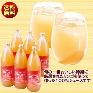 青森フジ100％ジュース 送料無料　りんごジュース