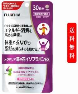 【定形外郵便発送】富士フイルム メタバリア 葛の花イソフラボンEX 30日分 120粒 【FUJIFILM 】 袋タイプ サプリメント サプリ 葛の花 イ