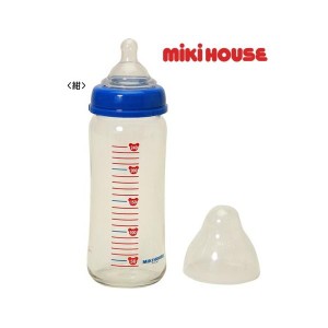 ミキハウス ガラスミルクボトル （240ml）(哺乳瓶)　46-7106-785