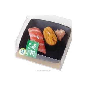 カメヤマ ろうそくローソク 故人の好物シリーズ 寿司キャンドルＣ（ウニ・大トロ）サビ入