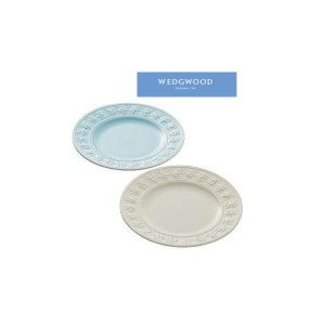 WEDGWOOD ウェッジウッド(フェスティビティ アイボリー＆ブルー) 27cmプレートペア