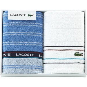 ＜LACOSTE＞ラコステスポーツタオル2枚セット