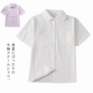 オファー 学生服 ブラウス 激安 丸襟 半袖