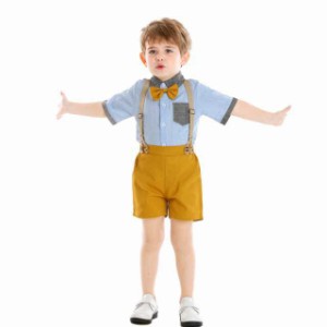 新品 フォーマルスーツ フォーマル 男の子 半袖 夏 キッズスーツ 男の子 フォーマル 半袖 シャツ 子供スーツセット 誕生日 服 1歳 入学式