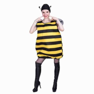 ハロウィーン仮装 蜜蜂 キッズ ハチ ミツバチ みつばち コスプレ ステージ衣装 大人 舞台衣装 昆虫 蜂 仮装 コスチューム なりきり cospl