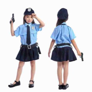 子供ハロウィン衣装子供 女の子 ポリスマン ポリスウーマン ハロウィン 衣装 警察官 キッズ ハロウィン衣装 幼稚園ハロウィン衣装