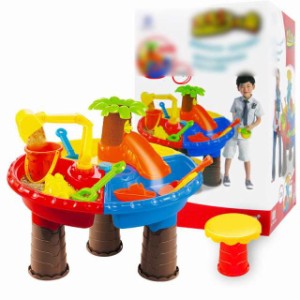 お砂遊び お砂場セット テーブルセット ウォータープレイテーブル 砂場 水遊び おもちゃ 型 知育