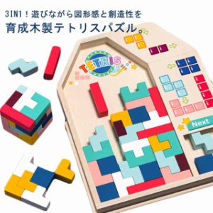 テトリス パズル 木製 知育玩具 幼児 木製おもちゃ 型はめパズル 木製パズル ジグソーパズル 積み木 木のパズル 知育おもちゃ ブロック