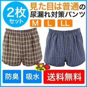 介護パンツ 尿漏れパンツ 失禁パンツ 男性用 男性 トランクス 男性用下着 メンズ 紳士 前開き 消臭 抗菌 防臭 ちょい漏れ 失禁対策 高齢