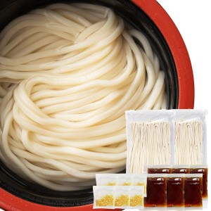 釜あげうどん 6食セット 宮崎名物 釜揚げうどん つゆ ゆず風味 甘口 出汁 だし 薬味 讃岐 さぬき 香川 生めん ご当地 美味しい ポスト投