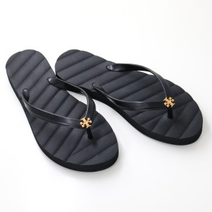 TORY BURCH トリーバーチ KIRA FLIP FLOP 144262-890 PERFECT BLACK/PERFECT BLACK/GOLD トングサンダル フラットサンダル ビーチサンダ