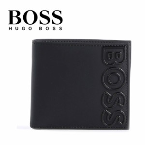 HUGO BOSS ヒューゴ ボス ボスコレクション 50485618 メンズ二つ折り財布 小銭入れ付き 001/BLACK