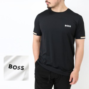 HUGO BOSS ヒューゴ ボス BOSS x Matteo Berrettiniカプセルコレクション 50506348 メンズロゴTシャツ  ワッフルファブリック Tシャツ シ