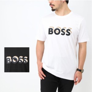 HUGO BOSS ヒューゴ ボス ボスコレクション 50506923 メンズコットンジャージー Tシャツ 半袖 ロゴ SS TEE クルーネック ロゴT カットソ