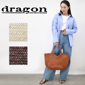 DRAGON DIFFUSION ドラゴンディフュージョン 8822 NANTUCKET メッシュ ハンドバッグ レザー ハンドメイド トートバッグ A4収納可能 レデ