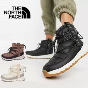 THE NORTH FACE ザ ノースフェイス THERMOBALL LACE UP WATERPROOF Boots NF0A5LWD レディース フェイクファー スノーブーツ ウインター