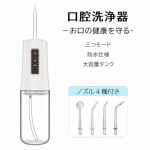 口腔洗浄器 電動 歯垢除去 充電式 USB 口内洗浄機 230MLタンク 口コミ 携帯 歯間洗浄機