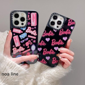 送料無料 スマホケース casetify バービー 鏡面 ファッション ピンク 耐衝撃 インスタ ins アイフォンケース iphone11 iphone12 iphone13