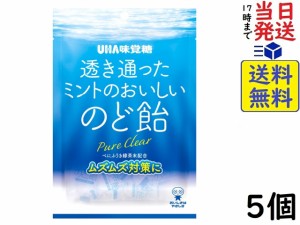 味覚糖 透き通ったミントのおいしいのど飴 92g ×5個 賞味期限2025/01