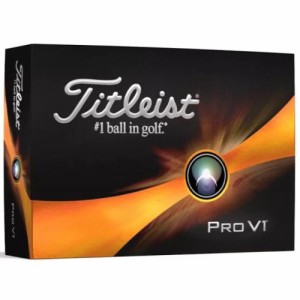 【送料無料】 PRO V1 ダブルナンバー [2023年モデル] ホワイト　ゴルフボール 1ダース (12個入り) 日本正規品 / タイトリスト