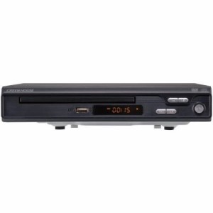 【送料無料】 GH-DVP1J BK　HDMI対応 据え置き型DVDプレーヤー / GREEN HOUSE