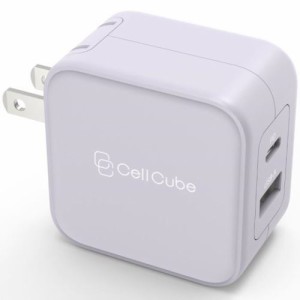 【送料無料】 CC-AC04-0528　2ポートUSB-C Fast Charger(PD20w share）　CellCube / FUNMAXJAPAN