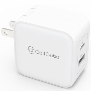 【送料無料】 CC-AC04-0184　2ポートUSB-C Fast Charger(PD20w share）　CellCube / FUNMAXJAPAN