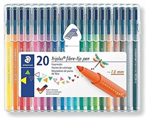 ステッドラー(STAEDTLER) 水性ペン トリプラス 20色セッ 323 SB20