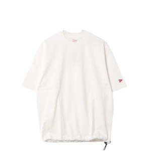 20%OFFクーポン配布中 Healthknit / ドライジャージー ドロストリングヘムTシャツ   OFF WHITE ヘルスニット　 半袖