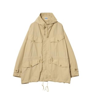 20%OFFクーポン配布中 ARMY TWILL / Nylon OX Hooded Coat BEIGE アーミーツイル ユニセックス 軍物