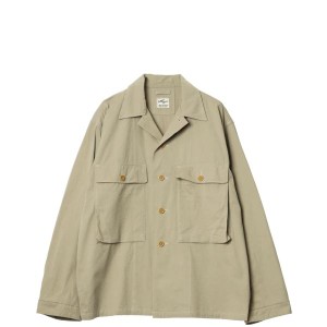 15%OFFクーポン配布中 ARMY TWILL / Vintage Gabardine Shirt JK ミリタリージャケット シャツジャケット