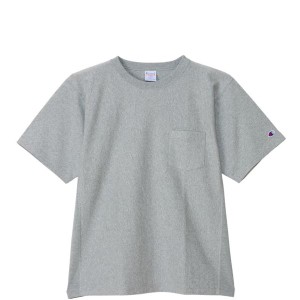 15%OFFクーポン配布中 Champion / リバースウィーブ(R) ショートスリーブポケットTシャツ  GRAY  チャンピオン