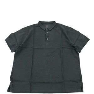 15%OFFクーポン配布中 maillot / linen rich polo shirt-Tee BLACK マイヨ ポロシャツ