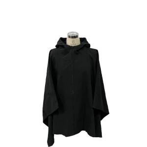 15%OFFクーポン配布中 MEYAME / LIKE A PONCHO メヤメ BLACK ポンチョ コート レインコート