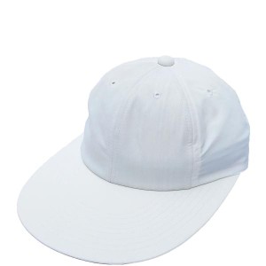 15%OFFクーポン配布中 Riprap/ SEMI LONG BRIM CAP(PEACH BRUSHED NYLON)　WHITE CAP 帽子　キャップ